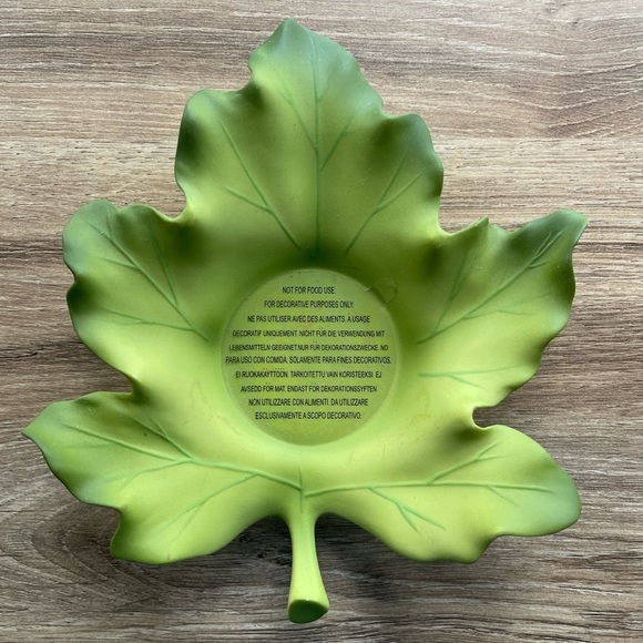 NWOB Partylite Whispering Leaves Set of 3 Ceramic Candle Holders Fall Decor - Picture 3 of 8